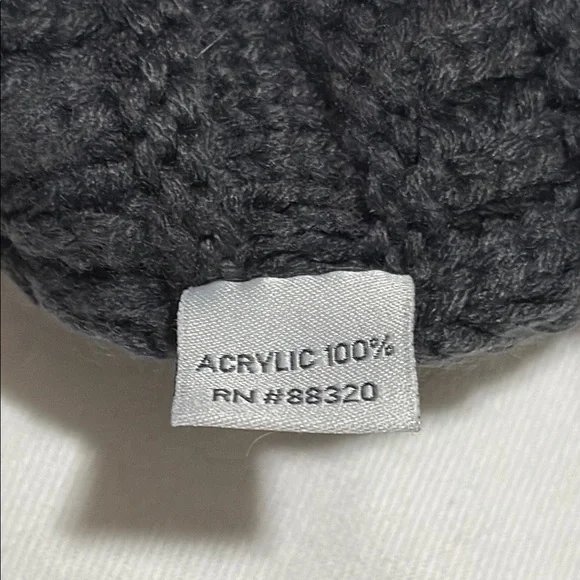 C.C Pony Tail Black Knit Beanie - Picture 3 of 4